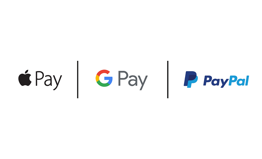 Viet-Tee: Apple-Pay, Google-Pay & PayPal Logo