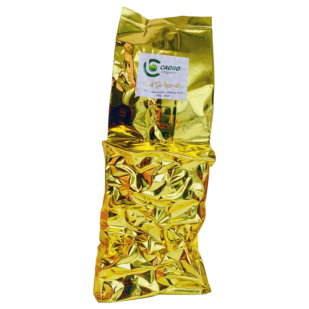 Viet-Tee: Gelber Bio-Tee Vorderseite