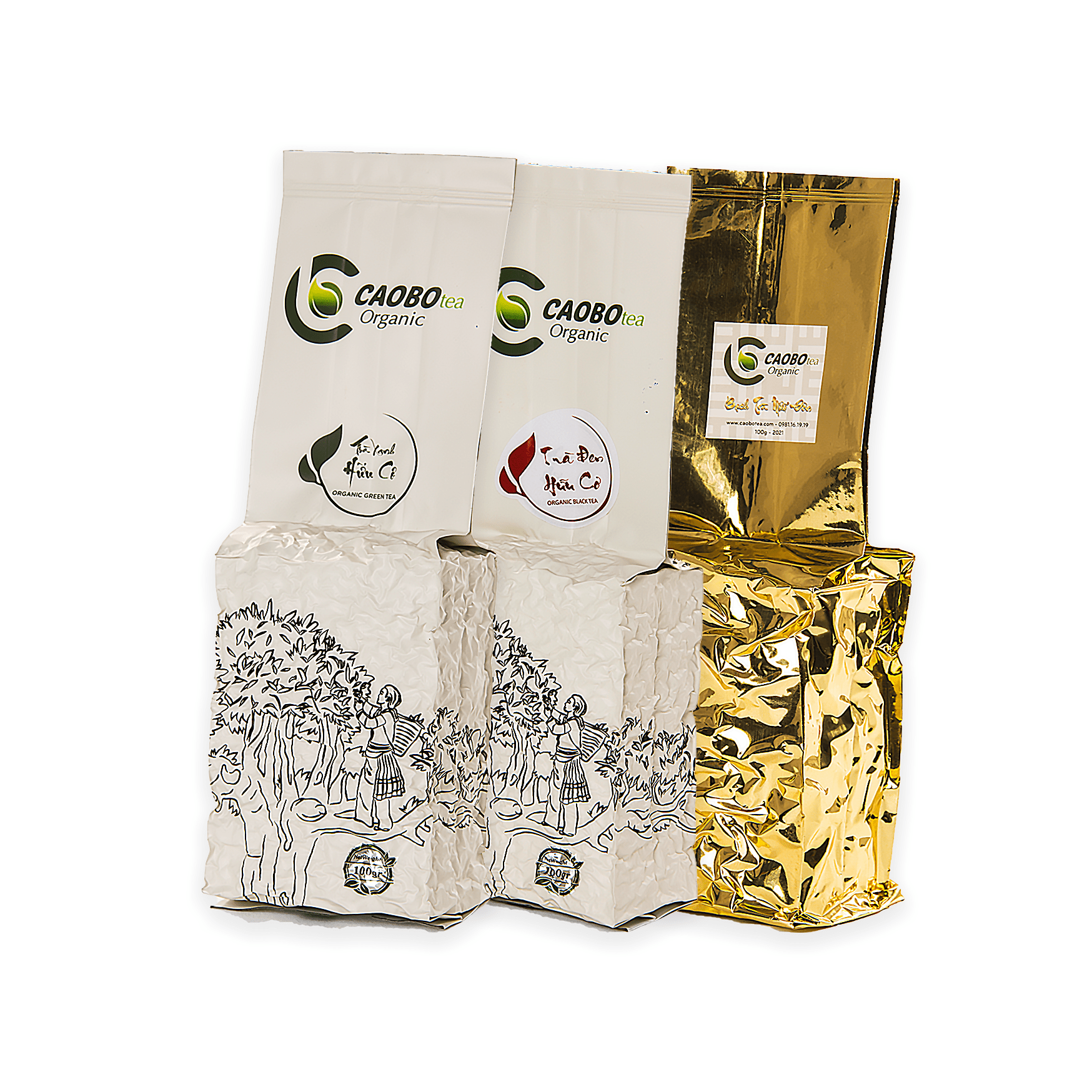 Bio-Tee Entdeckerpaket: Gelb-, Grün- & Schwarz-Tee zum Sonder-Paketpreis - VIET-TEE.de