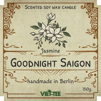 Jasmin Bio-Duftkerze (150g) - Goodnight Saigon - Viet-Tee.de